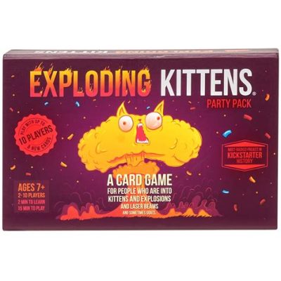 Exploding Kittens: A Pawsitively Hilarious Card Game of Russian Roulette With Adorable Feline Friends!